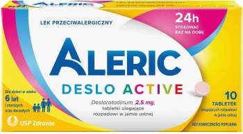 ALERIC DESLO ACTIVE 2,5 mg x 10 tabletek