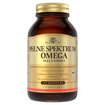 Solgar Pełne Spektrum Omega, 120 kapsułek
