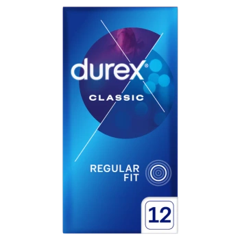 Durex Classic Prezerwatywy, 12 sztuk