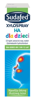 SUDAFED XYLOSPRAY HA DLA DZIECI  aerozol do nosa, 10 ml
