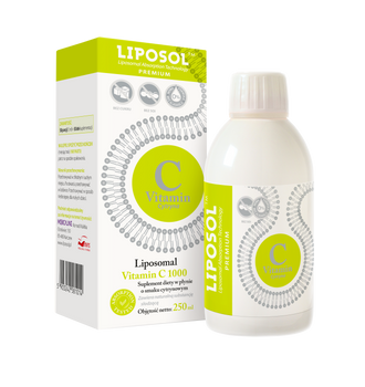 Aliness Liposol C 1000™ Liposomalna Witamina C Smak cytrynowy, 250 ml