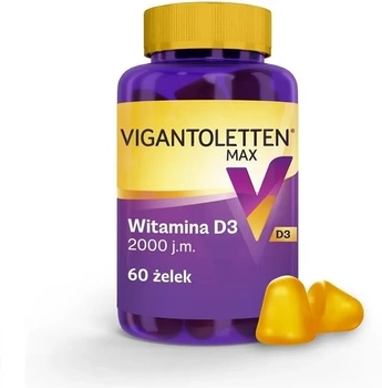 VIGANTOLETTEN Max Żelki o smaku cytrynowym, 60 sztuk 