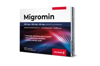 Migromin, 10 tabletek powlekanych
