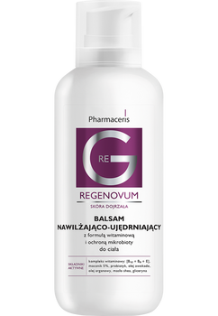 Pharmaceris Regenovum Balsam nawilżająco-ujędrniający do ciała z formułą witaminową i ochroną mikrobioty, 400 ml