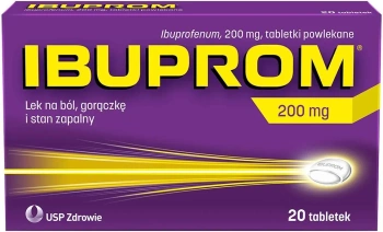 Ibuprom 200mg, 20 tabletek powlekanych