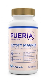 Pueria Czysty Magnez kapsułki,  60 sztuk