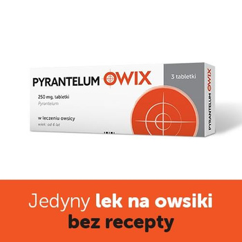 Pyrantelum OWIX 250mg, 3 tabletki