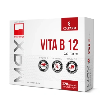 MAX VITA B12, 120 tabletek powlekanych