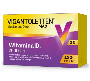 VIGANTOLETTEN MAX 2000 j.m. 120 kapsułek