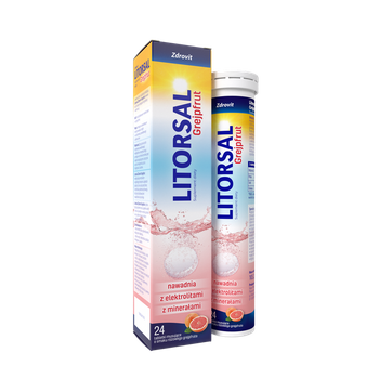 LITORSAL ZDROVIT Grejpfrut,  24 tabletki musujące