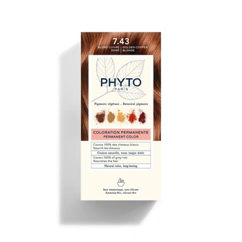 PHYTO COLOR 7.43 Miedziany Złoty Blond, farba do włosów