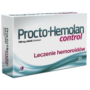 PROCTO-HEMOLAN CONTROL 1000 mg x 20 tabletek