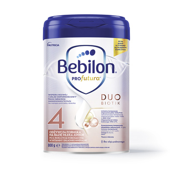 Bebilon PROfutura DUOBIOTIK 4, formuła na bazie mleka po 2. roku życia, 800 g 