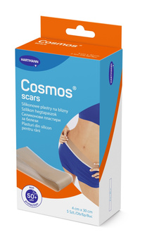 Cosmos® Scars Plastry silikonowe na blizny 4 × 30 cm, 5 sztuk
