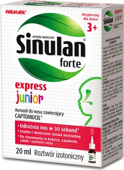 SINULAN EXPRESS FORTE JUNIOR aerozol 20ml