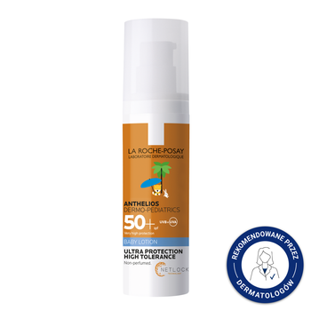 LA ROCHE-POSAY ANTHELIOS DERMO-PEDIATRICS Mleczko BABY SPF50+, 50ml DATA WAŻNOŚCI: 28/02/2026