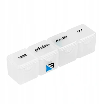 Balanssen Kasetka dzienna na leki, 4 przegródki na dobę