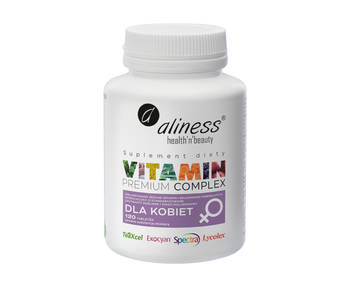 Aliness Vitamin Premium Complex dla kobiet, 120 kapsułek