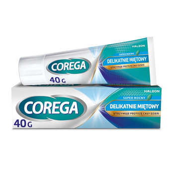 Corega Super Mocny delikatnie miętowy, 40 g
