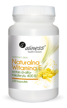 Aliness Naturalna Witamina E 400 IU, 100 kapsułek