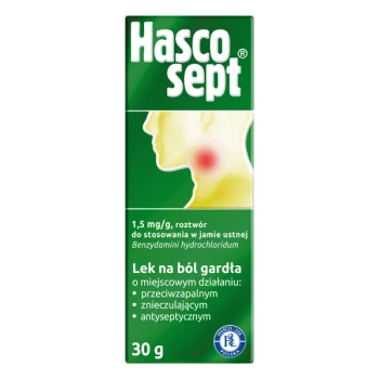 HASCOSEPT 1,5 mg/g aerozol 30 g
