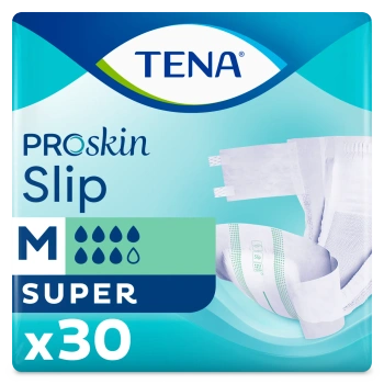 Tena Slip ProSkin Super Rozmiar M (73-122cm) Pieluchomajtki, 30 sztuk