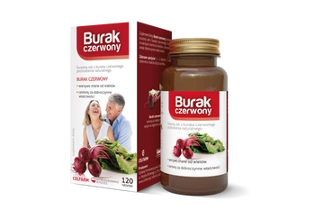 Burak czerwony, 120 tabletek 