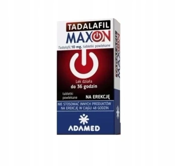 Tadalafil Maxon tabletki powlekane 10 mg x 4 sztuk 