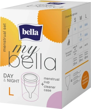My Bella Kubeczek menstruacyjny Rozmiar L z pojemnikiem