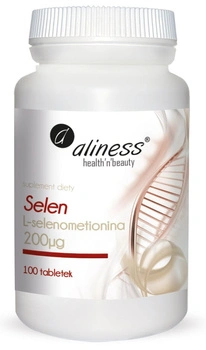 Aliness Selen L-Selenometionina 200 µg, 100 tabletek