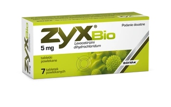 ZYX BIO 5 mg, 7 tabletek powlekanych