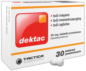 DEKLAC 25mg, 30 tabletek powlekanych 