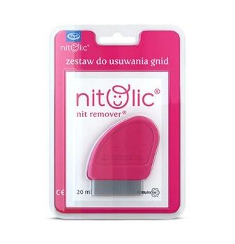 Pipi Nitolic zestaw do usuwania gnid (20ml+grzebień)