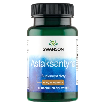 Swanson Astaxanthin Astaksantyna, 60 kapsułek