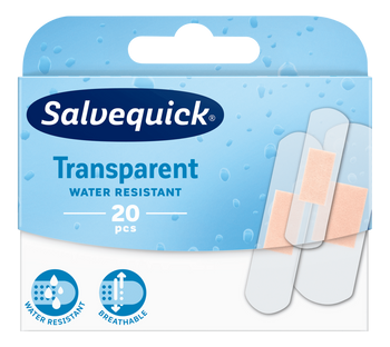 Plaster SALVEQUICK Transparentny 20szt.
