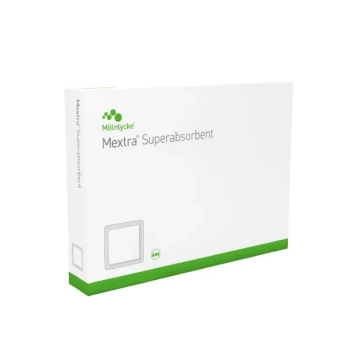 Mextra Superabsorbent 10×10 cm Opatrunek chłonny z warstwą hydrofobową, 1 sztuka