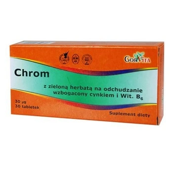 CHROM + zielona herbata x 30 tabletek