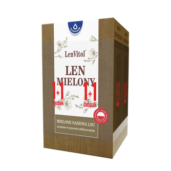 LenVitol Len mielony zestaw, 200+200g