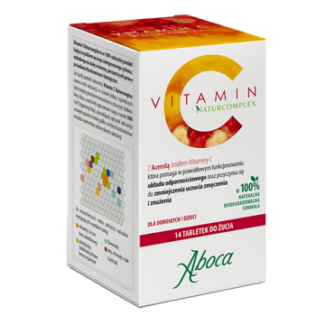 Vitamin C Naturcomplex, 14 tabletek do żucia