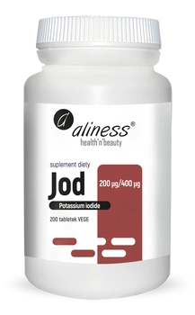 Aliness Jod (jodek potasu) 200 µg / 400 µg, 200 tabletek