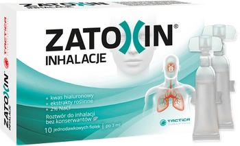 Zatoxin inhalacje roztwór do inhalacji 10 fiolek x 3ml