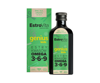 Estrovita Genius Kids Smak cytrynowy, 150 ml