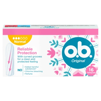 O.B. Original Normal Tampony higieniczne, 16 sztuk