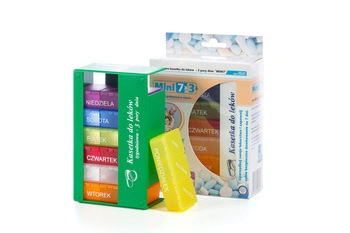 El-Comp Kasetka do dawkowania leków na 7 dni tygodni, 1 sztuka