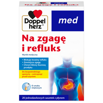 Doppelherz med Na zgagę i refluks, 20 saszetek