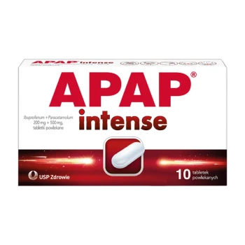 APAP Intense 200mg + 500mg, 10 tabletek powlekanych