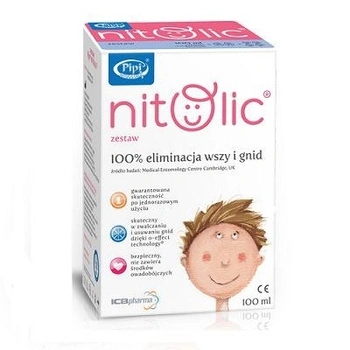 Pipi NITOLIC, Zestaw przeciw wszawicy, 100 ml