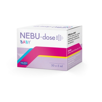NEBU-DOSE BABY Roztwór soli do inhalacji, 30 ampułek x 5ml