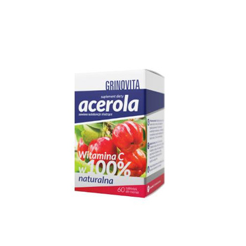 Acerola Grinovita tabletki do ssania, 60 sztuk