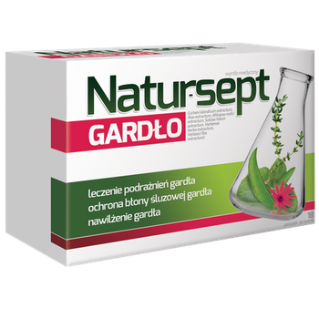 NATUR - SEPT GARDŁO Pastylki do ssania x 18 sztuk